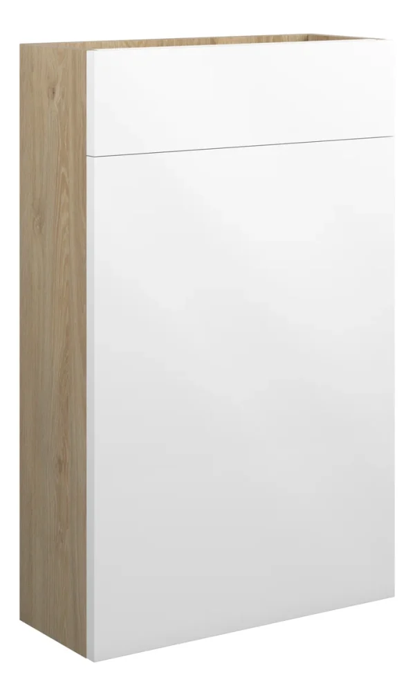 Novello Eonira 500mm Slim Wc Unit - White Gloss (Oak Cab)