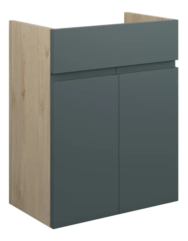 Novello Eonira 500mm Standard Basin Unit - Matt Green Camo (Oak Cab)