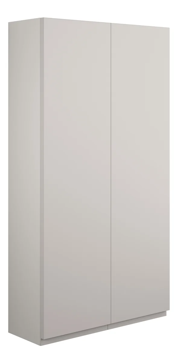 Novello Eonira 600mm Slim 2 Door Storage Unit - Matt Dove Grey (Grey Cab)