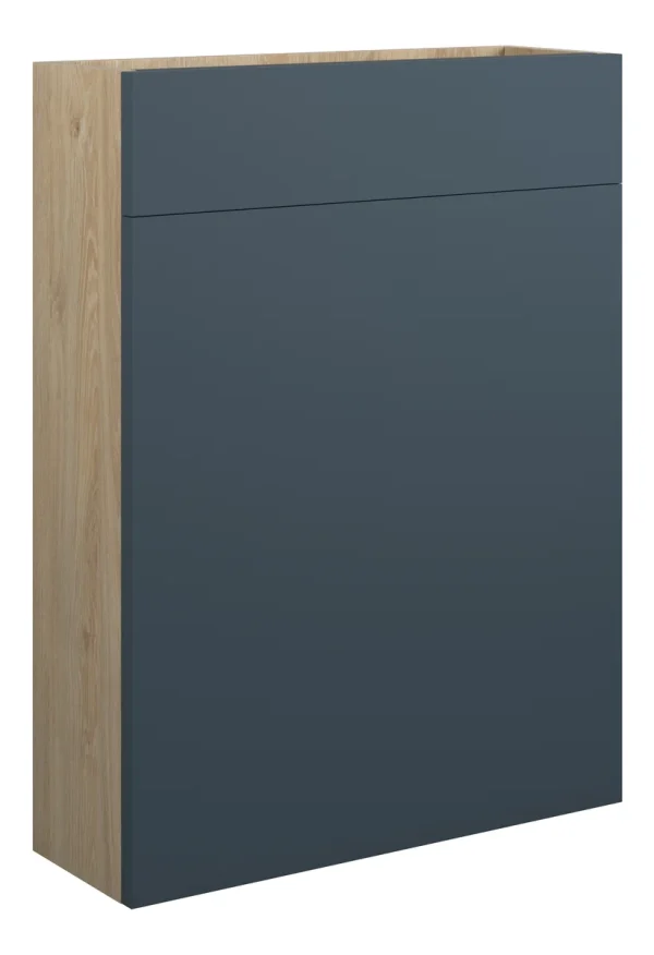 Novello Eonira 600mm Slim Wc Unit - Matt Arley Blue (Oak Cab)
