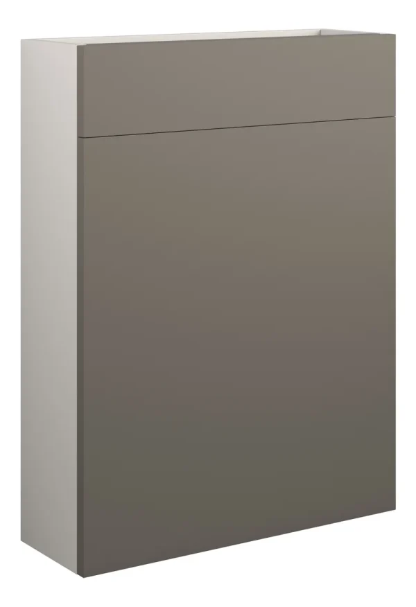 Novello Eonira 600mm Slim Wc Unit - Matt Stone (Grey Cab)