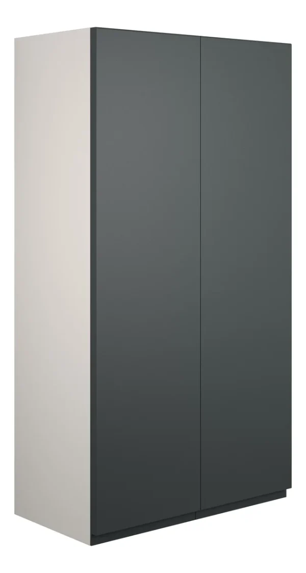 Novello Eonira 600mm Standard 2 Door Storage Unit - Matt Graphite Grey (Grey Cab)