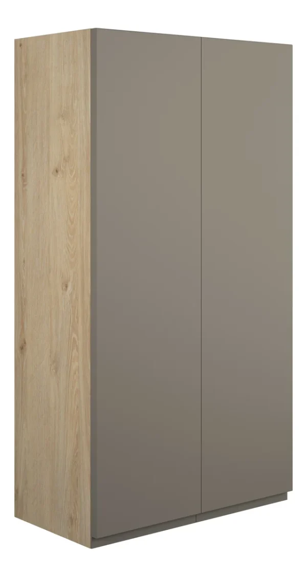 Novello Eonira 600mm Standard 2 Door Storage Unit - Matt Stone (Oak Cab)
