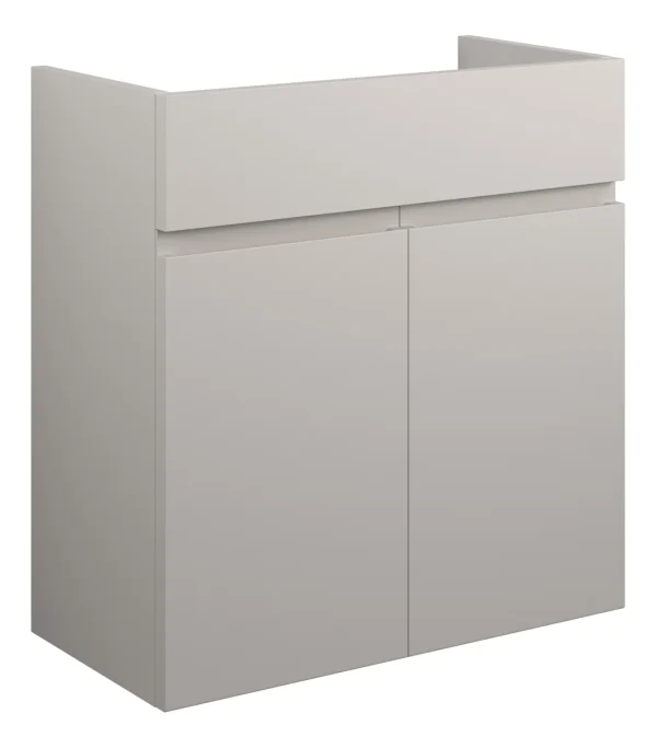Novello Eonira 600mm Standard Basin Unit - Matt Dove Grey (Grey Cab)