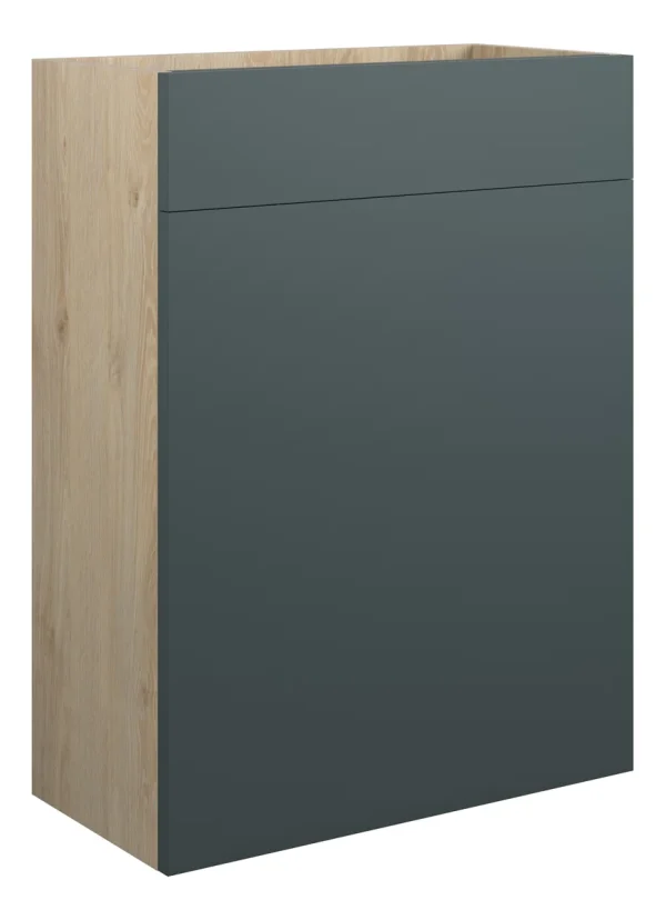 Novello Eonira 600mm Standard Wc Unit - Matt Green Camo (Oak Cab)