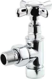 Novello Crosshead Radiator Valves - Angled