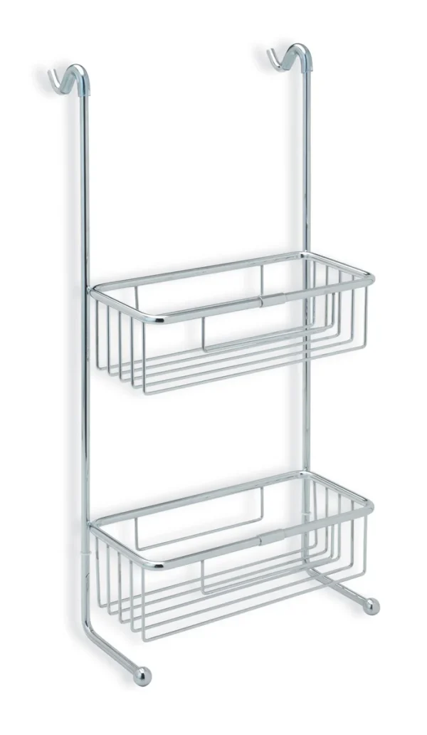 Novello Genixa 2-Tier Shower Caddy - Chrome