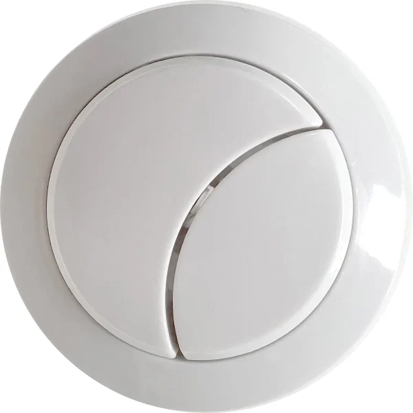 Novello Dual Push Button (Cable) - White