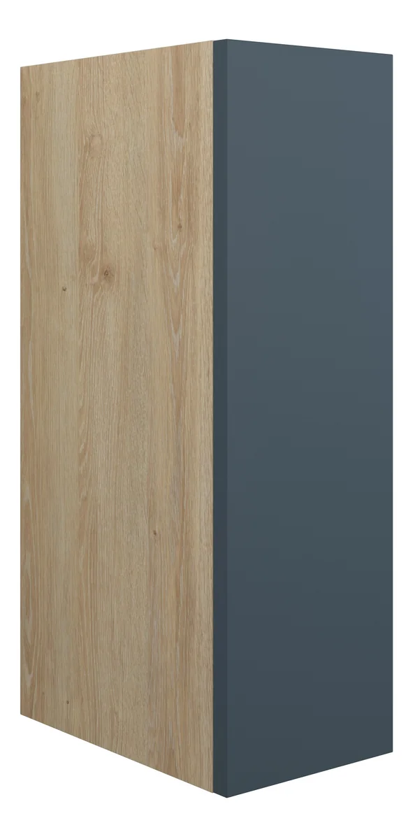 Novello Halvra 200mm Standard Toilet Roll Unit - Matt Arley Blue (Oak Cab)
