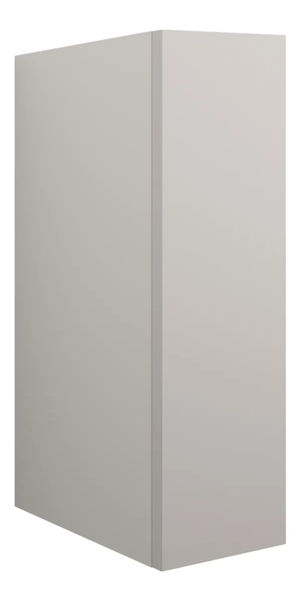 Novello Halvra 200mm Standard Toilet Roll Unit - Matt Dove Grey (Grey Cab)