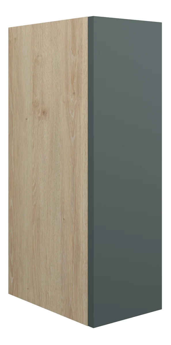 Novello Halvra 200mm Standard Toilet Roll Unit - Matt Green (Oak Cab)