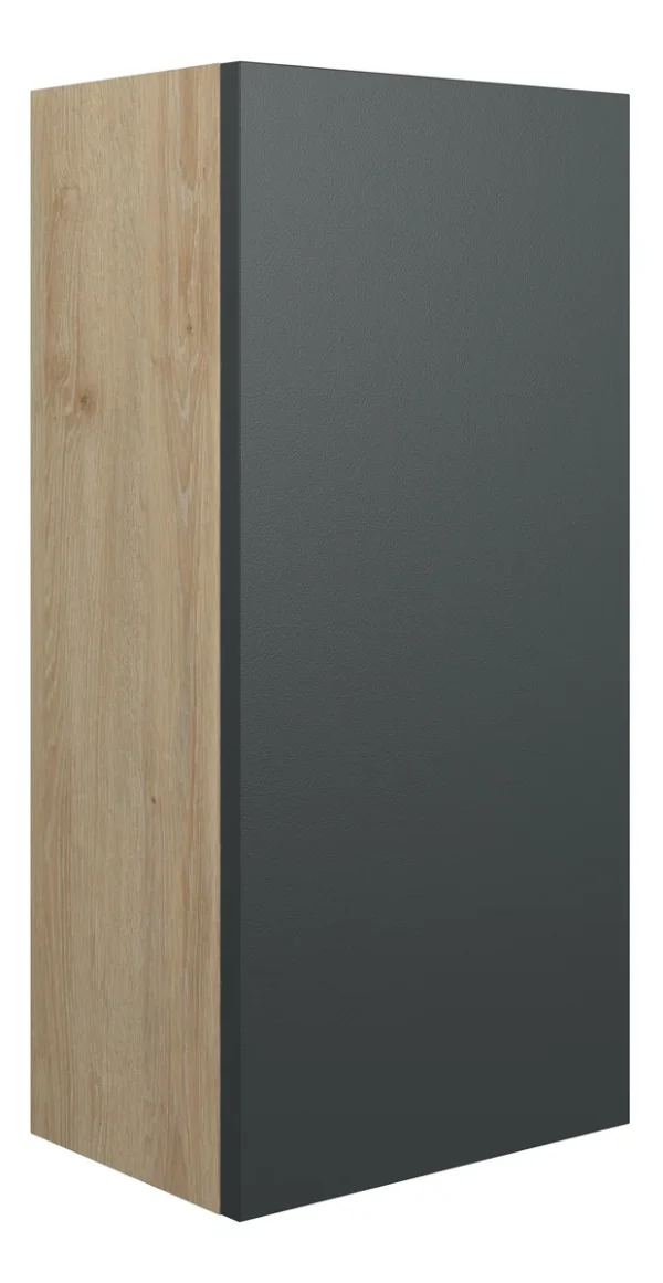 Novello Halvra 300mm Slim Base Unit - Matt Graphite Grey (Oak Cab)