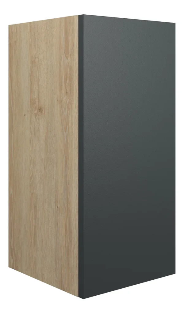 Novello Halvra 300mm Standard Base Unit - Matt Graphite Grey (Oak Cab)