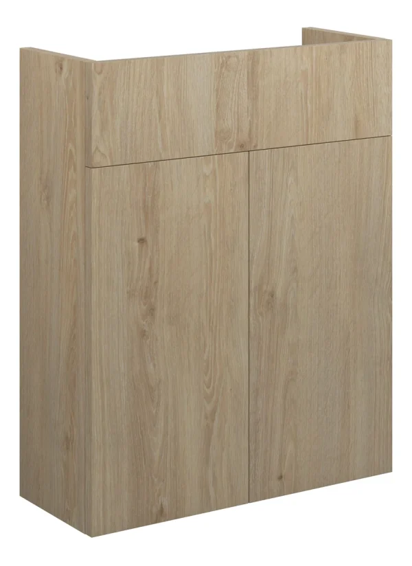 Novello Halvra 500mm Slim Basin Unit - Havana Oak (Oak Cab)