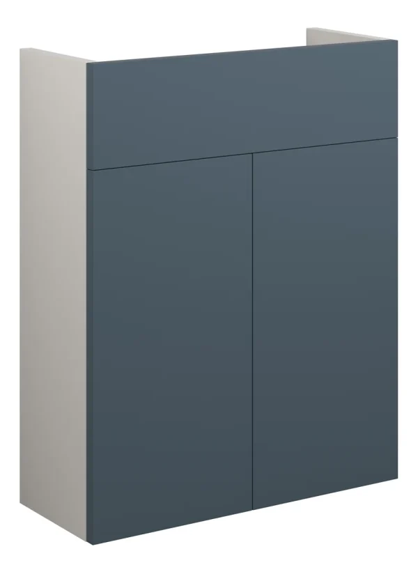 Novello Halvra 500mm Slim Basin Unit - Matt Arley Blue (Grey Cab)