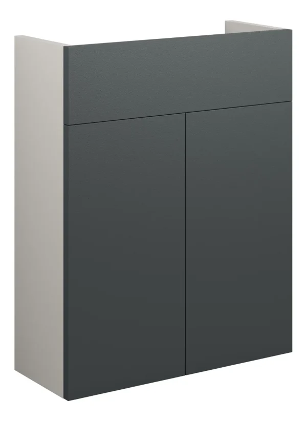 Novello Halvra 500mm Slim Basin Unit - Matt Graphite Grey (Grey Cab)