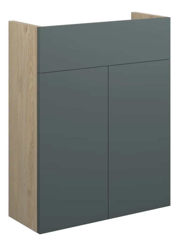 Novello Halvra 500mm Slim Basin Unit - Matt Green (Oak Cab)