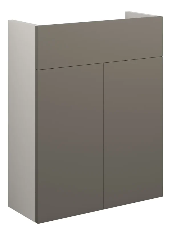 Novello Halvra 500mm Slim Basin Unit - Matt Stone (Grey Cab)
