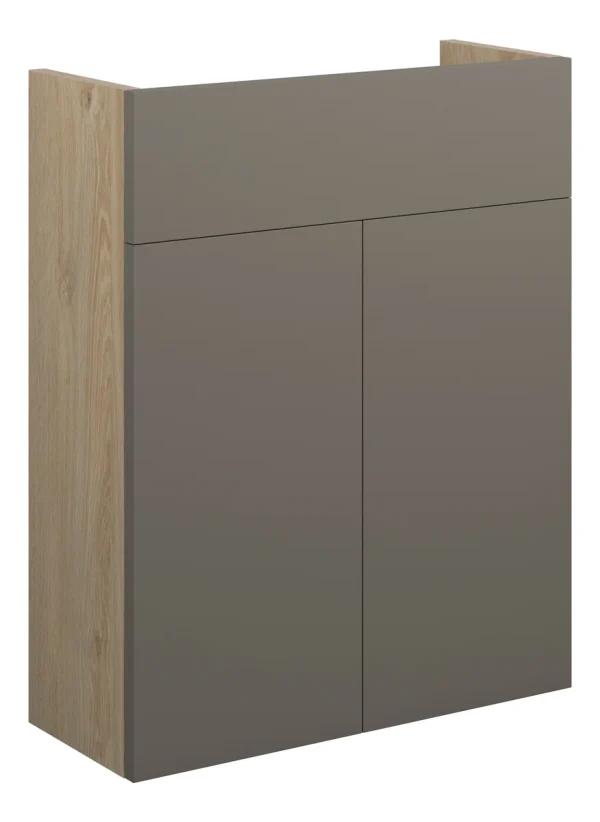 Novello Halvra 500mm Slim Basin Unit - Matt Stone (Oak Cab)