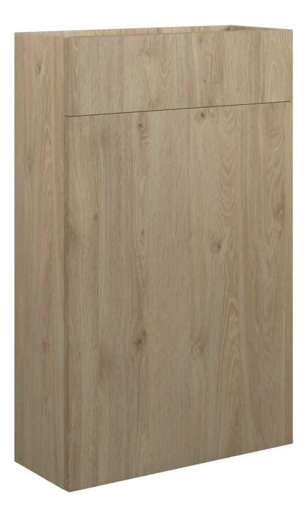 Novello Halvra 500mm Slim Wc Unit - Havana Oak (Oak Cab)