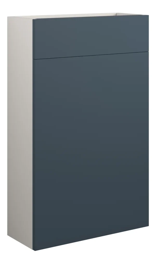 Novello Halvra 500mm Slim Wc Unit - Matt Arley Blue (Grey Cab)