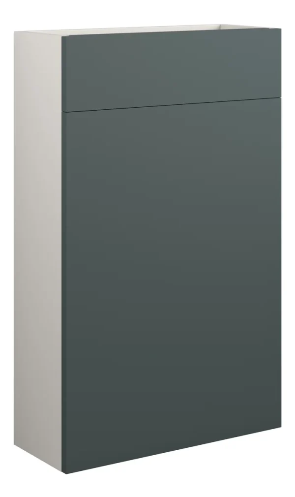 Novello Halvra 500mm Slim Wc Unit - Matt Green (Grey Cab)