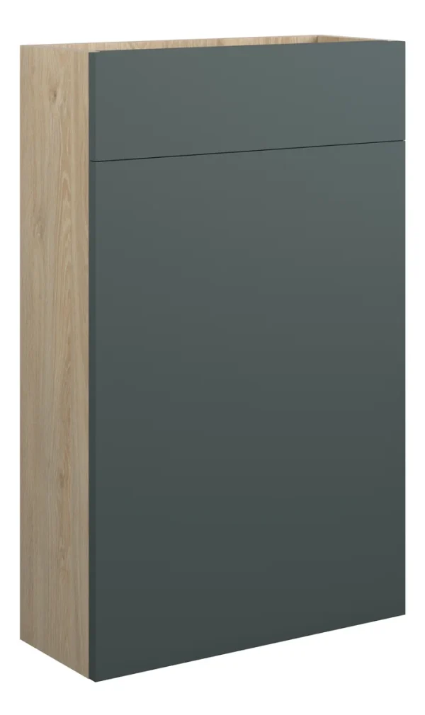 Novello Halvra 500mm Slim Wc Unit - Matt Green (Oak Cab)