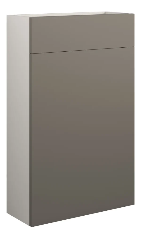 Novello Halvra 500mm Slim Wc Unit - Matt Stone (Grey Cab)