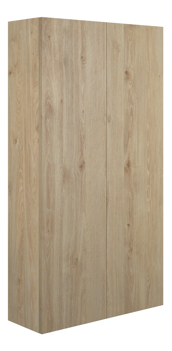 Novello Halvra 600mm Slim 2 Door Storage Unit - Havana Oak (Oak Cab)