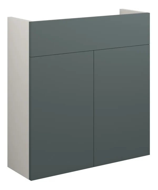 Novello Halvra 600mm Slim Basin Unit - Matt Green (Grey Cab)