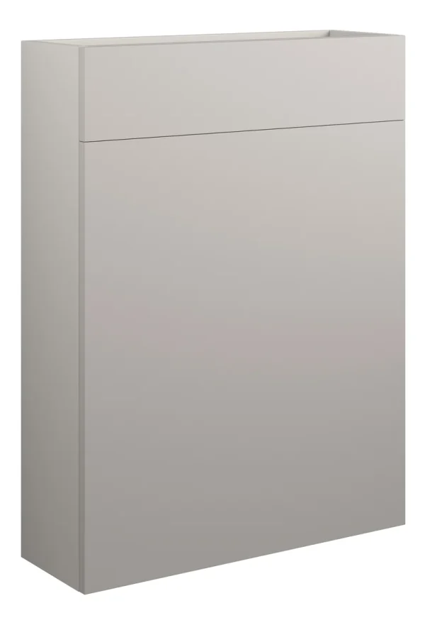 Novello Halvra 600mm Slim Wc Unit - Matt Dove Grey (Grey Cab)