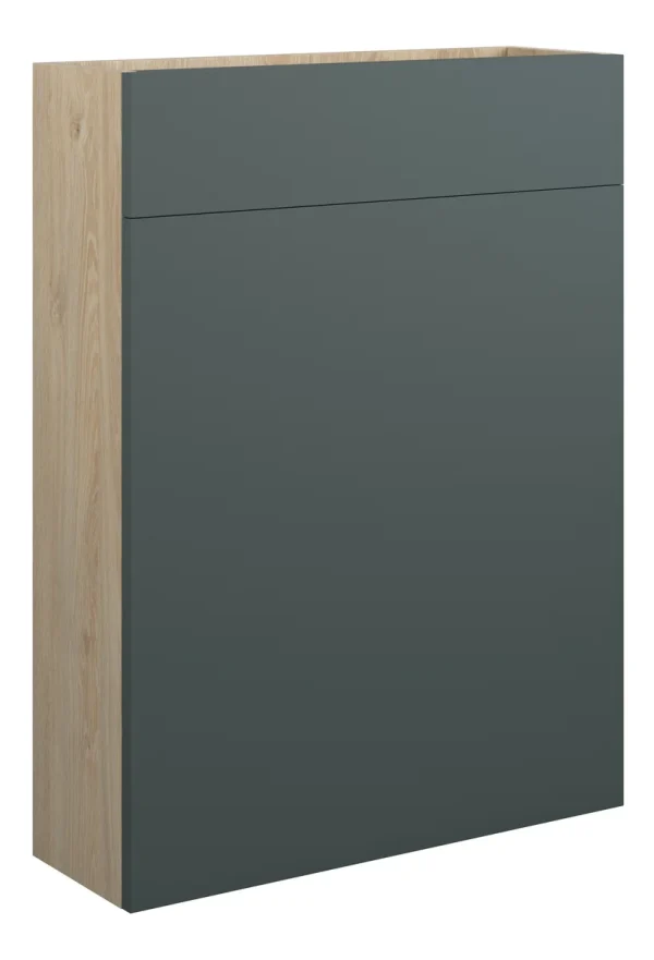 Novello Halvra 600mm Slim Wc Unit - Matt Green (Oak Cab)