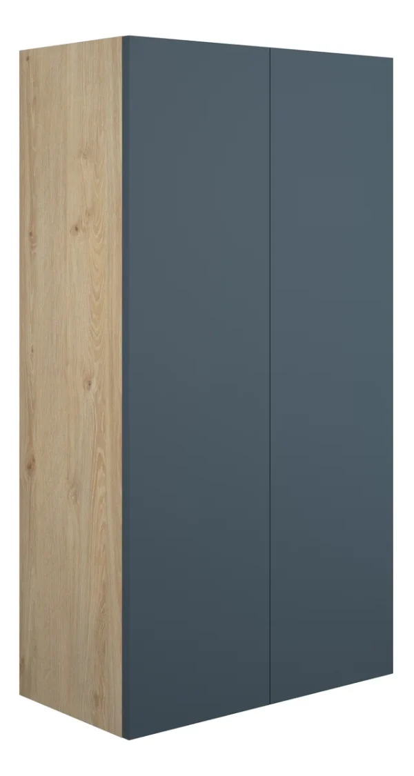 Novello Halvra 600mm Standard 2 Door Storage Unit - Matt Arley Blue (Oak Cab)