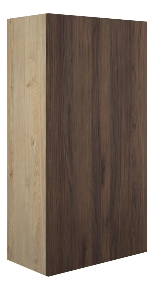 Novello Halvra 600mm Standard 2 Door Storage Unit - Warm Walnut (Oak Cab)