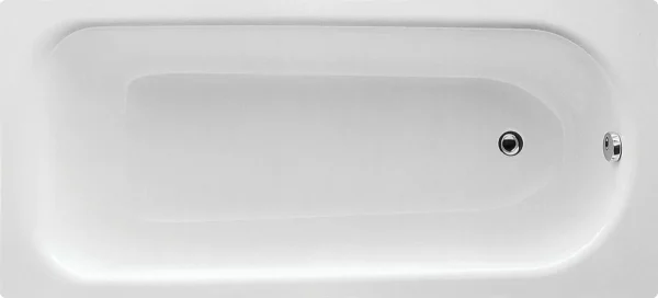 Novello Ilarix Steel Single End 1700 x 700 x 500mm 2TH Bath W/Legs