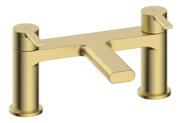 Novello Invara Bath Filler - Brushed Brass
