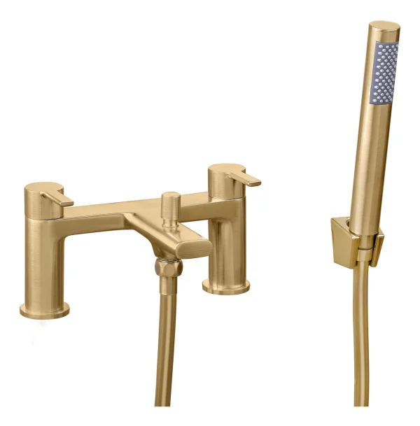 Novello Invara Bath/Shower Mixer - Brushed Brass
