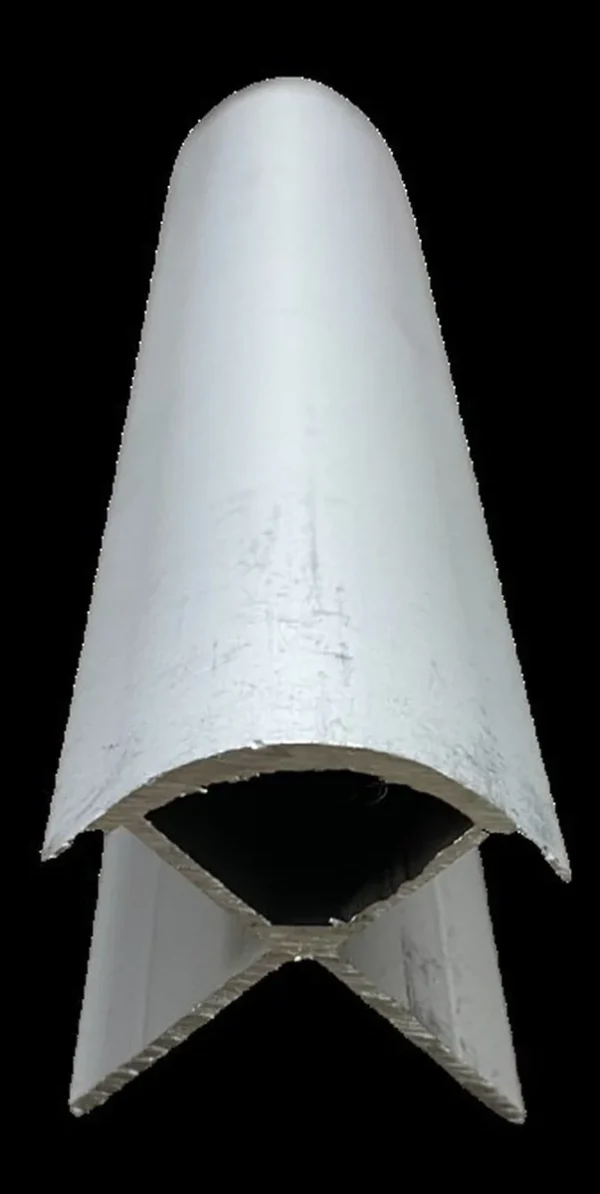 Fibo Aluminium Rounded External Profile 2.4m