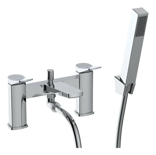 Novello Kelvex Bath/Shower Mixer & Bracket - Chrome