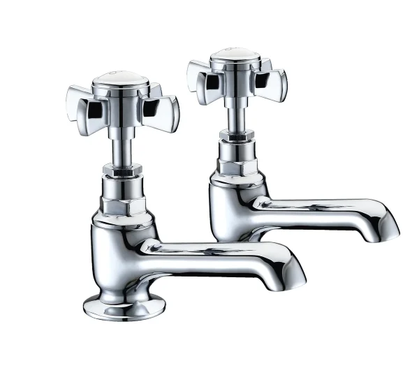 Novello Korixa Bath Taps - Chrome