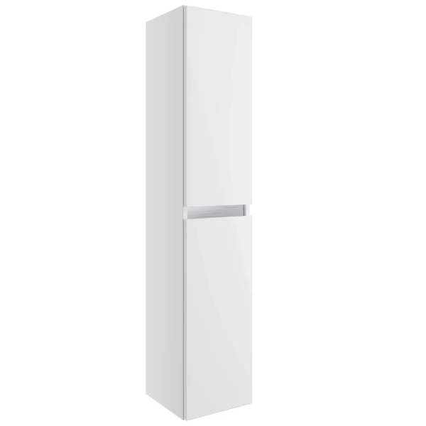 Novello Lexira 300mm 2 Door Wall Hung Tall Unit - White Gloss