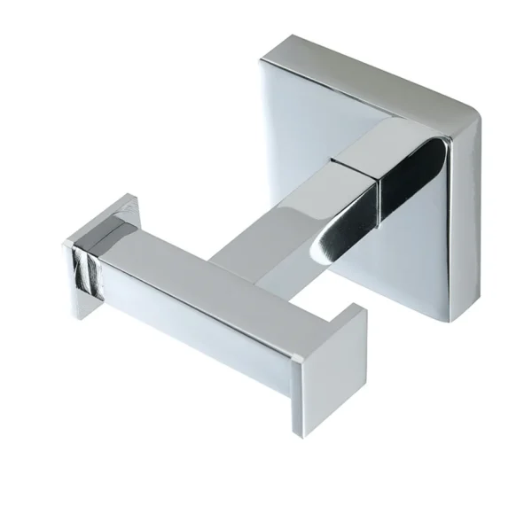 Novello Lunexa Double Robe Hook - Chrome