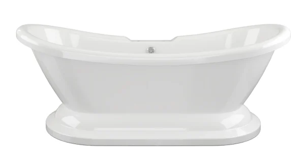Novello Luxara Freestanding 1760 x 700 x 720mm 2TH Bath W/Base - White