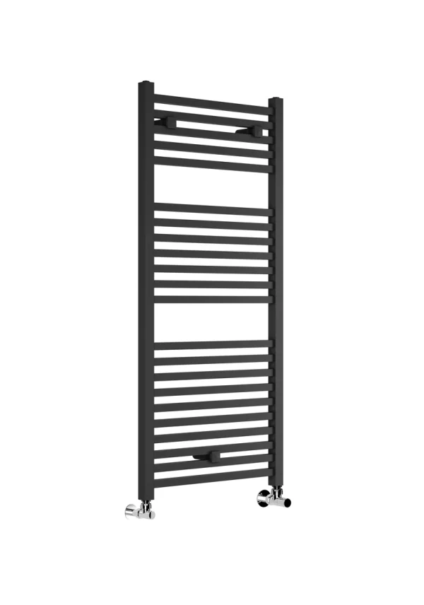 Novello Malvix Square Ladder Radiator (500 x 1110 x 30mm) - Anthracite