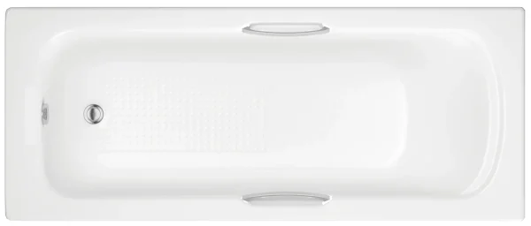 Novello Marixa Single End Twin Grip Textured Base 8mm 1700 x 700 x 510mm 2TH Bath