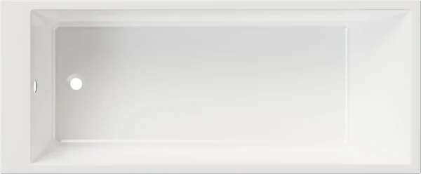 Novello Nirvex Square Single End 1700 x 700mm THin Edge 0TH Bath