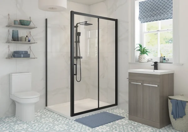 Poseidon Nolixa 900mm Side Panel - Matt Black