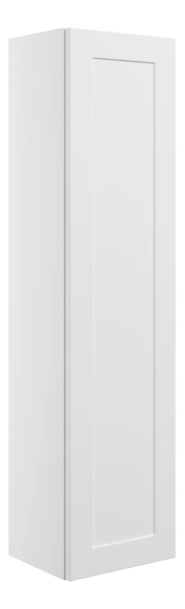 Novello Olvexa 300mm Wall Hung 1 Door Tall Unit - Matt White