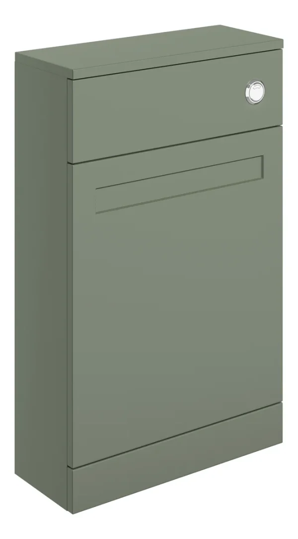 Novello Olvexa 500mm Floor Standing Wc Unit - Matt Reed Green