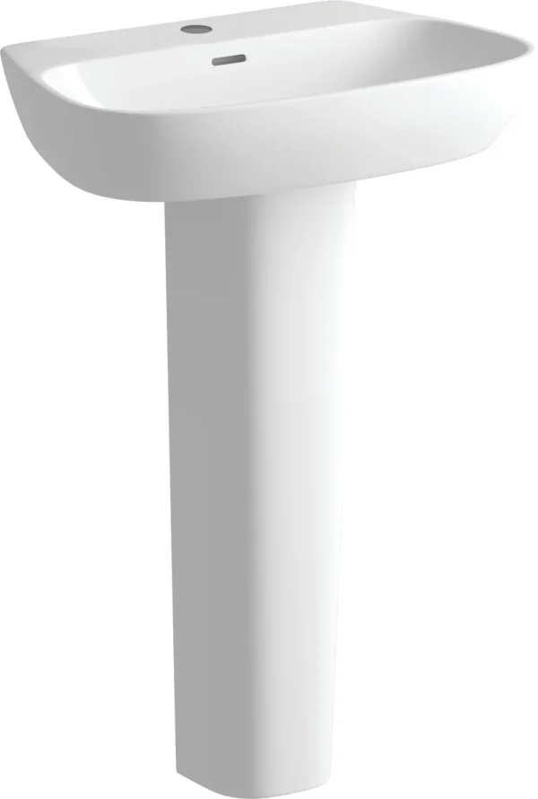 Novello Revora 600 x 400mm 1TH Basin & Full Pedestal